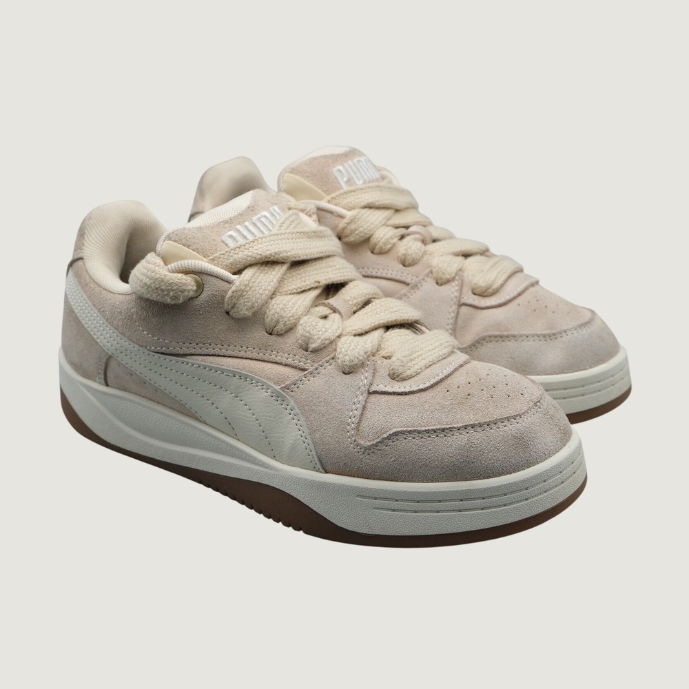 Puma Caven 2.0 Lux SD Sneakers 8.5 Tan Suede Platform Skater 402510-01